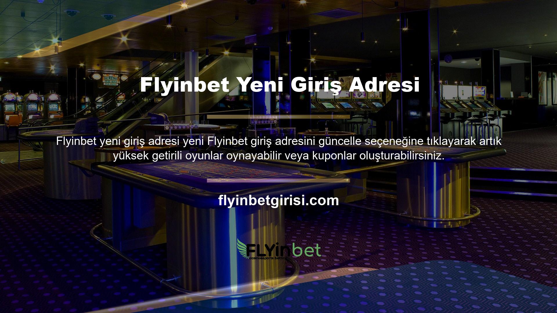 Çevrimiçi casino siteleri, Flyinbet açıkça görülen yüksek üye memnuniyetiyle tanınır
